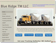 Tablet Screenshot of blueridgetmllc.com